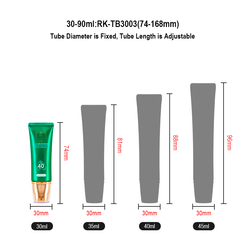 Airless Cosmetics Tube