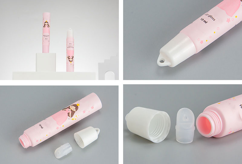 China custom lip gloss tubes