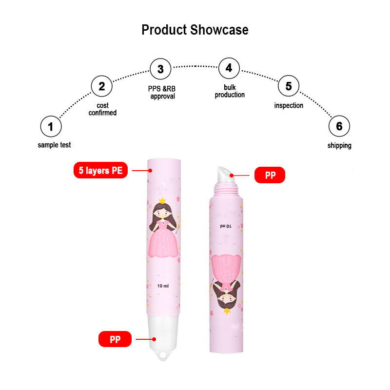 China luxury lip gloss tubes