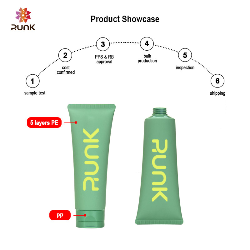 Runk cosmetic packaging tube factory