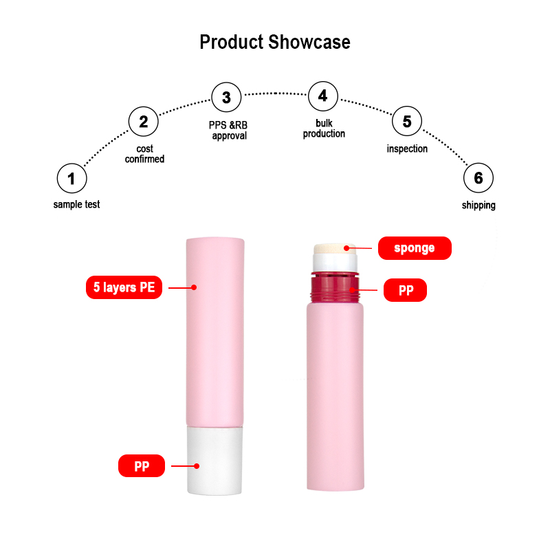 Plastic cosmetic packaging tube Plastic cosmetic packaging tube
