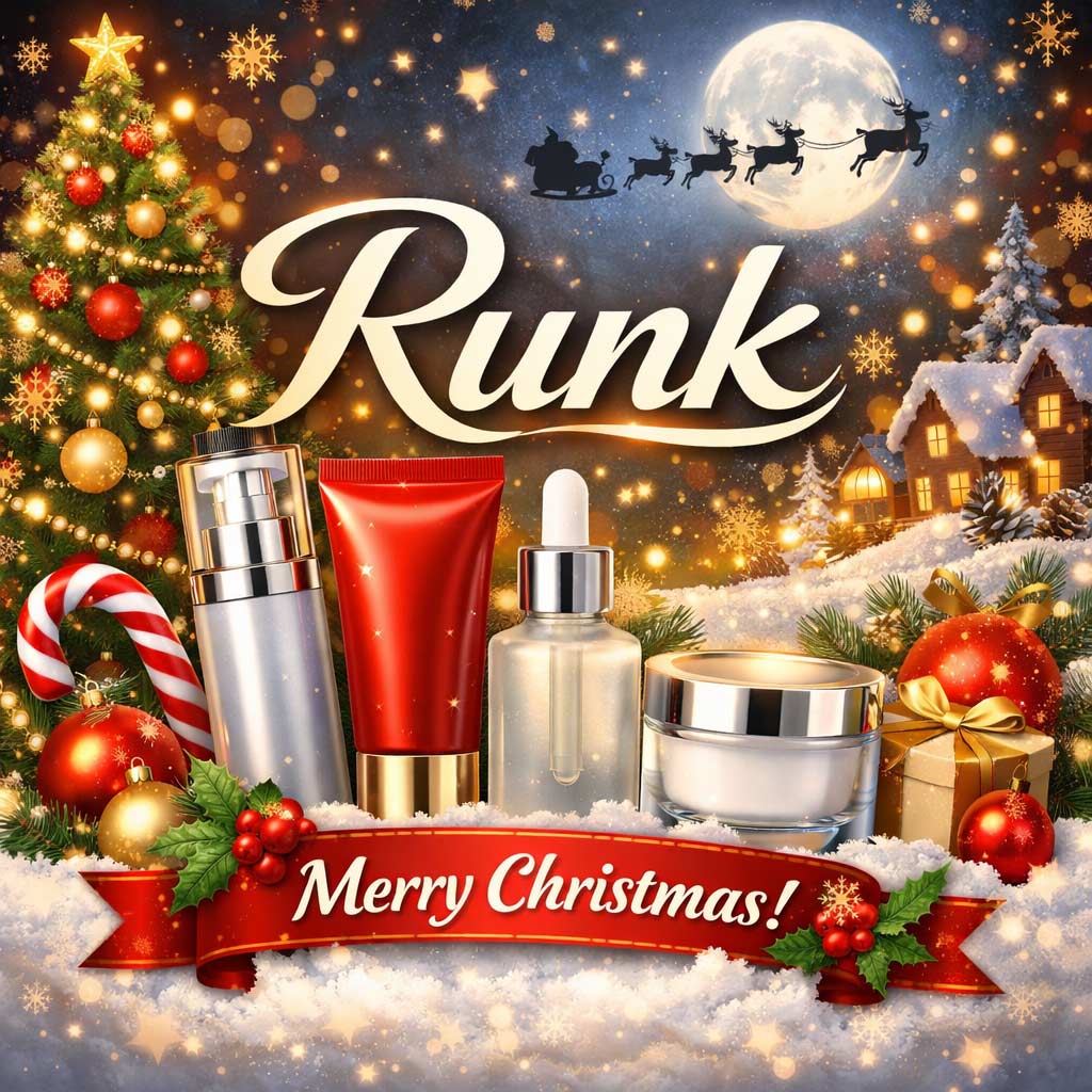 Компания Guangzhou Runk Cosmetic Packaging поздравляет всех новых и уважаемых клиентов с Рождеством!