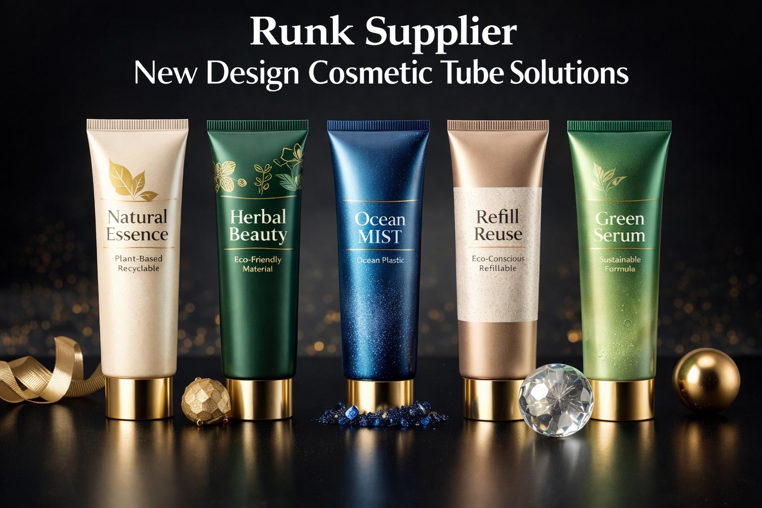 Runk Supplier New Design Cosmetic tubes Solutions