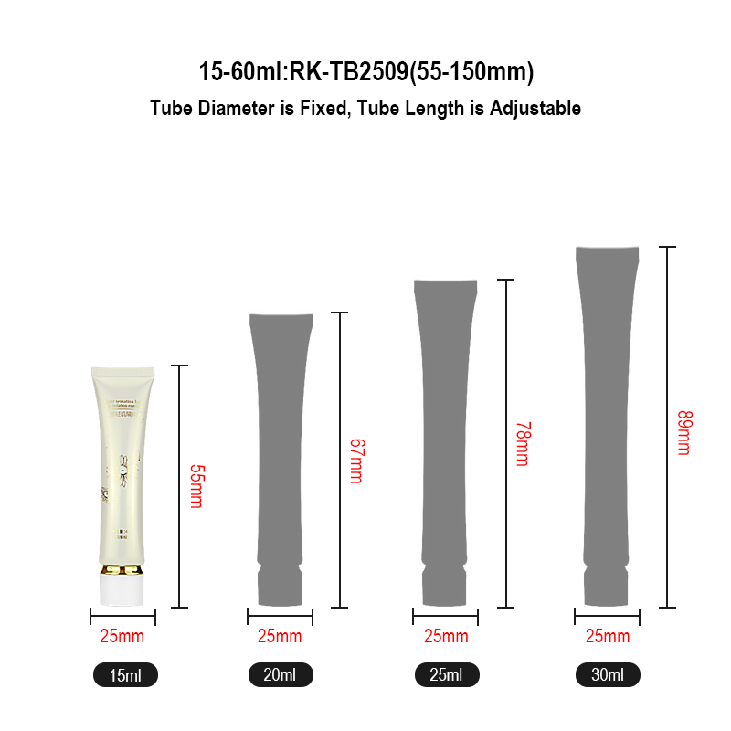 Runk cosmetic tube size Runk cosmetic tube size