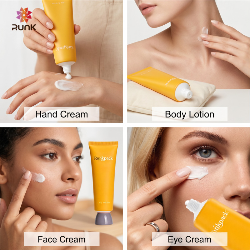 Application of packaging tubes