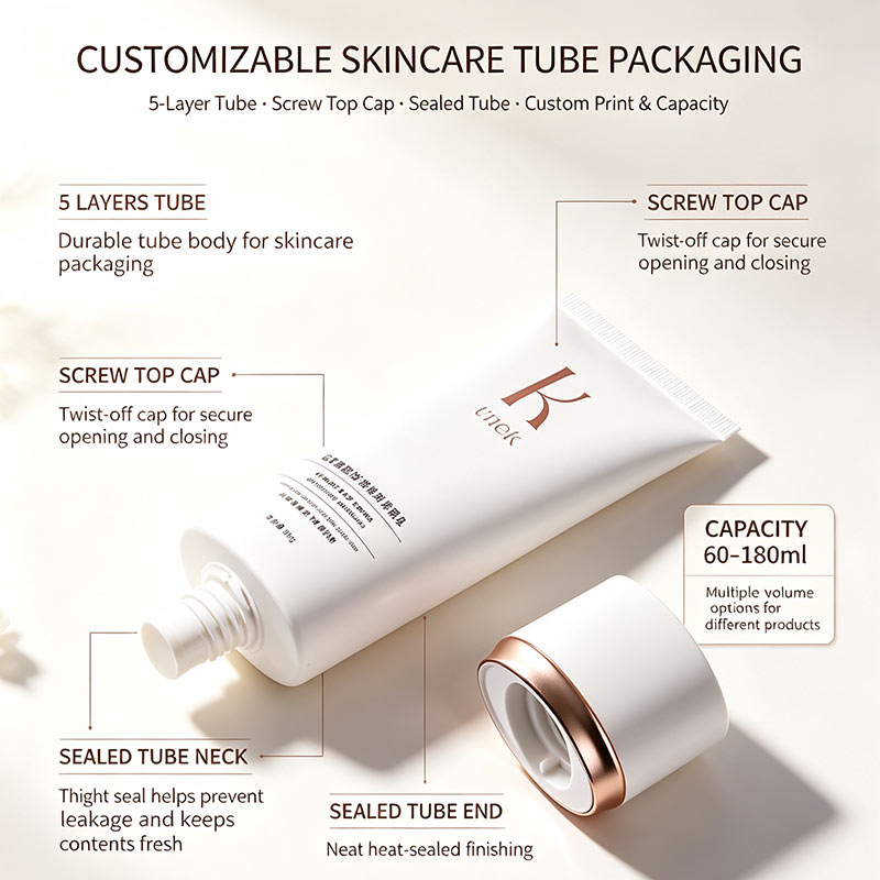 Luxury Custom Soft Squeeze Tube