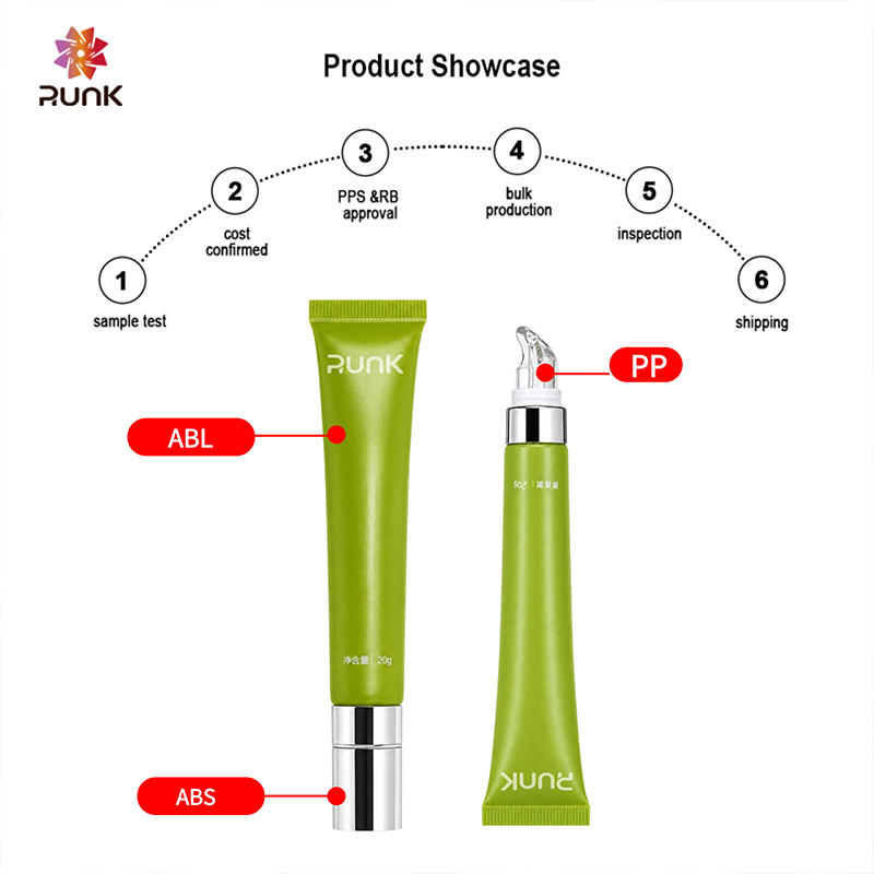 Runk cosmetic tube metarial