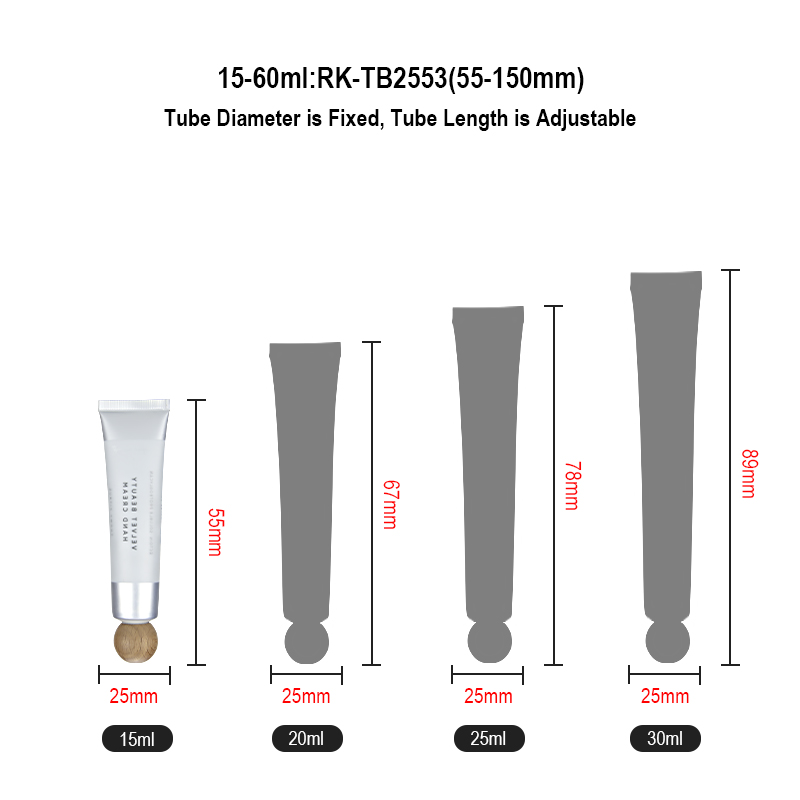 Runk Cosmetic Tube Capacity