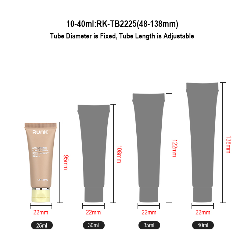 Runk Cosmetic Tube Capacity